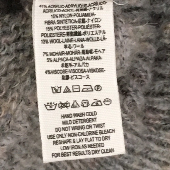 FREE PEOPLE | Women's Karina Wrap Sweater Gray L - Picture 8 of 8